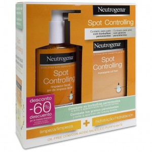 Pack Neutrogena Spot Controlling Hidratante + Limpiador, 50 Ml + 200 Ml