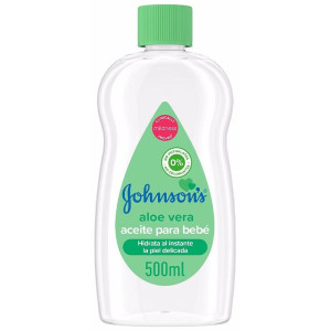 Johnson'S Baby Aceite Con Aloe Vera Para Bebé, Hidrata Al Instante La Piel Delicada 500 Ml