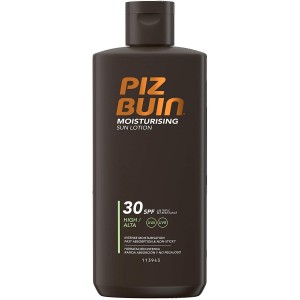 Piz Buin Moisturising Locion Solar Hidratante - Spf -30 Proteccion Media (1 Envase 200 Ml)