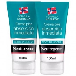 Neutrogena® Crema Pies Absorción Inmediata Textura Ligera 2X100Ml