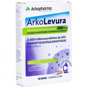 Arko-Levura Saccharomyces Boulardii (250 Mg 10 Capsulas)