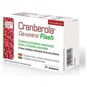 Cranberola Ciscontrol Flash Arandano (20 Capsulas)