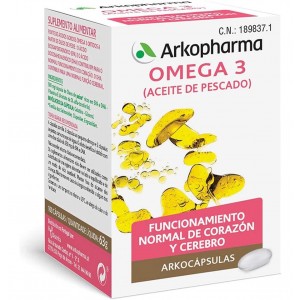 Omega 3 Aceite De Pescado Arkopharma (100 Capsulas)