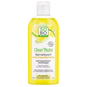 So Bio Etic Clean Yuzu Gel Limpiador Anti Imperfecciones 200Ml