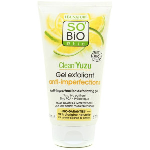 So'Bio Étic Clean Yuzu Gel Exfoliante Anti-Imperfecciones 150Ml