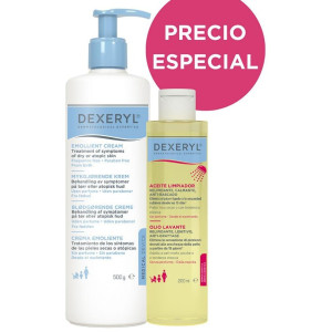 Dexeryl Crema Emoliente 500G + Aceite Limpiador 200Ml