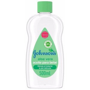 Johnson'S Baby Aceite Con Aloe Vera Para Bebé, Hidrata Al Instante La Piel Delicada 500 Ml