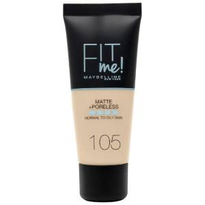 Maybelline Fit Me Matte Y Poreless Base 105 Marfil Natural 1Ud