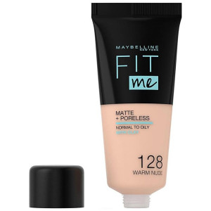 Maybelline Base Fit Me Matte+ Poreless 128 Warm Nude 30Ml