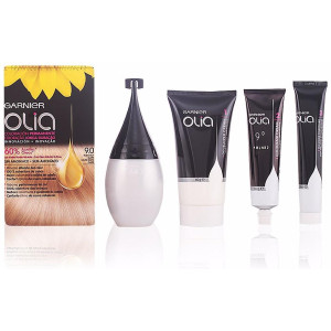 Garnier Olia Coloración Permanente N°9.0 Rubio Muy Claro 4Uds