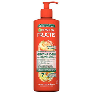 Garnier Fructis Keratina 10 En 1 Crema Sin Aclarado 400Ml