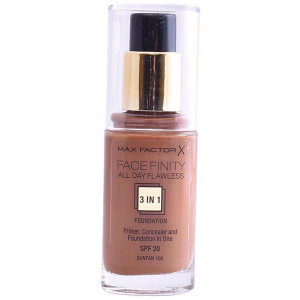 Facefinity All Day Flawless 3 In 1 Foundation 100-Suntan 30 Ml