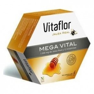 Vitaflor Mega Vital Jalea Real Complemento Alimenticio 20 Viales