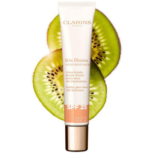 Skin Illusion Tinted Moisturizer Tratamiento Antiedad Con Color Efecto Glow Spf25 02.5 40 Ml