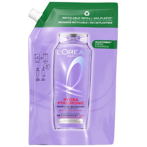 Elvive Hidra Hialurónico Champú 72H Hidratación Recarga Eco Pack 500 Ml