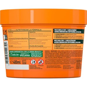 Fructis Hair Food Papaya Mascarilla Reparadora 390 Ml