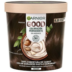 Garnier Good Coloración Permanente Nro 4.0 Castaño Cacao 217Ml