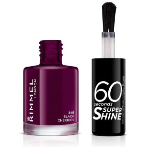 60 Seconds Super Shine Esmalte De Uñas 345-Black Cherries 8 Ml