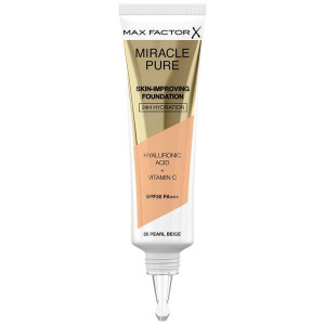 Max Factor Miracle Pure Foundation Spf30 35 Pearl Beige 30Ml
