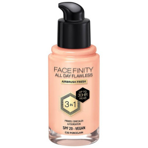 Facefinity All Day Flawless 3 In 1 Foundation C30-Porcelain 30 Ml