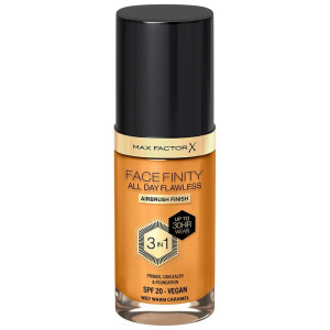 Facefinity All Day Flawless 3 In 1 Foundation 87-Warm Caramel 30 Ml