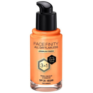 Facefinity All Day Flawless 3 In 1 Foundation 90-Amber 30 Ml