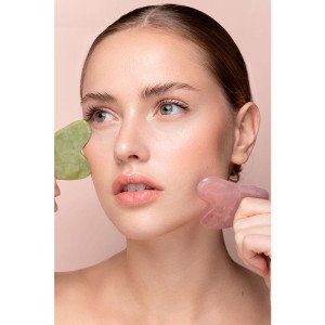 Jade Gua Sha Rosa 1 U