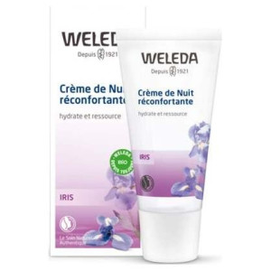 Weleda Crème Nuit Hydratant Réconfortant Iris Visage 30Ml