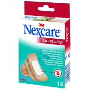 Nexcare Blood Stop, Aposito Coagulante,14 Apositos Surtidos. - 3M
