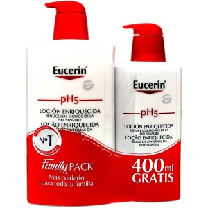 Pack Ph5 Eucerin Family Loción 1L+400Ml