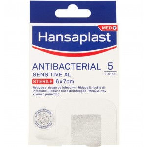 Hansaplast Med Sensitive - Aposito Esteril (5 Unidades 7,5 Cm X 5 Cm)