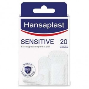 Hansaplast Sensitive Aposito Adhesivo 2 Tamaños 20 Apositos