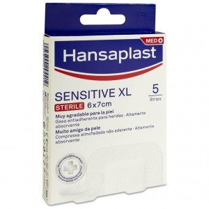 Hansaplast Med+ Sensitive Xl Apósitos 6X7Cm 5Uds