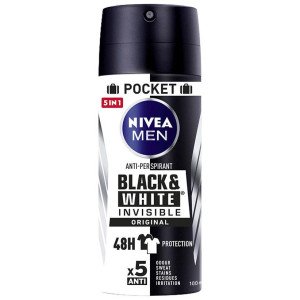Men Black Y White Invisible Deo Vapo 100 Ml