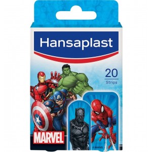 Hansaplast Marvel - Aposito Adhesivo (2 Tamaños 20 Strips)