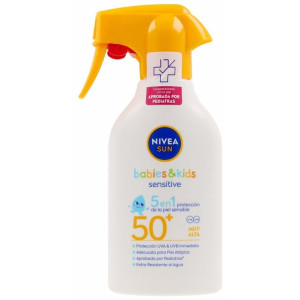 Nivea Sun Babies Y Kids Sensitive Spf50+ 5 En 1 Spray 270Ml