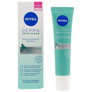 Nivea Derma Skin Clear Salicylic Acid Y Glycolic Acid Peeling Night 40Ml