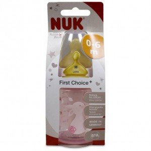 Nuk First Choice Rose Y Blue Pc Látex 150 Ml 0-6 M Rosa, 1 Ud