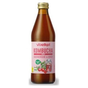 Voelkel Kombucha Cereza Y Menta Bio 330Ml