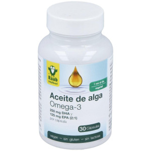 Raab Vitalfood Aceite De Alga Omega 3 1183Mg 30Caps