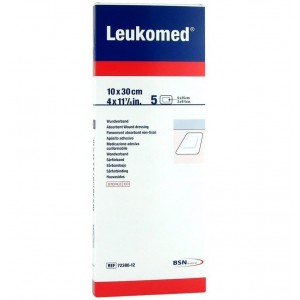 Leukomed - Aposito Esteril Adh (5 Unidades 30 Cm X 10 Cm)