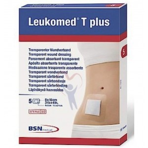 Leukomed T Plus - Aposito Esteril Adh (5 Unidades 10 Cm X 8 Cm)
