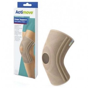 Actimove Rodillera Rótula Abierta Con 4 Flejes Talla Xl, 1 Unidad