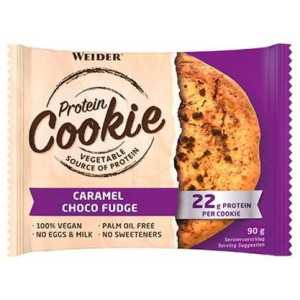 Weider Protein Cookie Caramel Choco Fudge 90Grx12Uds.