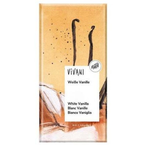 Vivani Chocolate Blanco Con Vainilla Bourbon Bio 80G