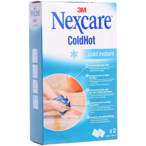 Nexcare Instant Coldhot Aplicación De Frio Instantáneo, 2 Bolsas 15 x 18 cm. - 3M 