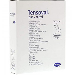 Tensoval Duo Control Ii Manguito - Tensiometro Estandard (1 Unidad Talla Grande Contorno 32 - 42 Cm)