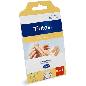 Tiritas Elastic - Aposito Adhesivo (Textil X-Large 16 Apositos)