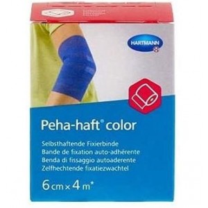 Venda Autoadh Articulaciones - Peha-Haft (1 Unidad 4 M X 6 Cm Color Azul)