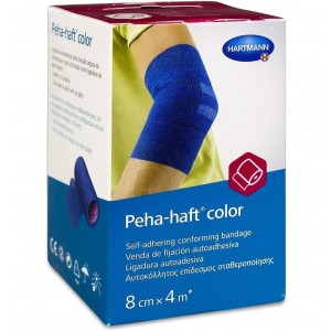 Venda Autoadh Articulaciones - Peha-Haft (1 Unidad 4 M X 8 Cm Color Azul)